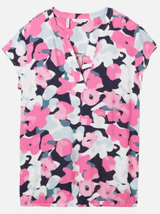 Damen Bluse mit Alloverprint
                 
                                                        Pink