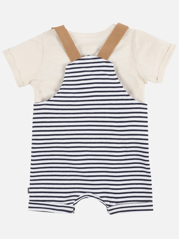 Bild 2 von Baby Jungen Set, 2tlg. best. aus Shirt und Hose
                 
                                                        Blau