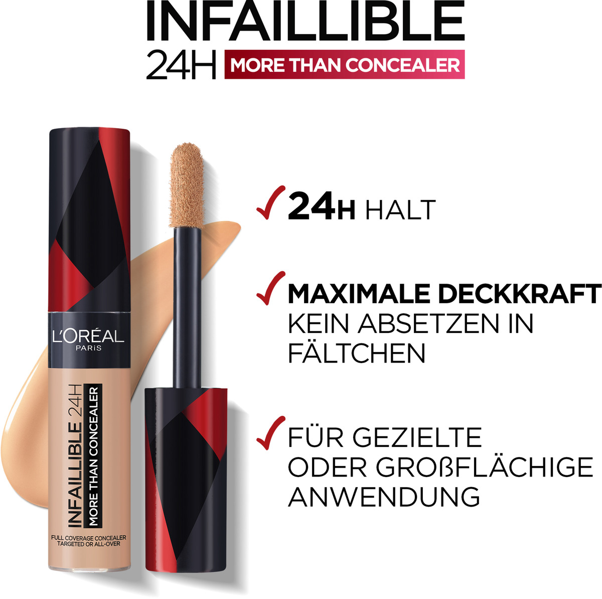 Bild 3 von L’Oréal Paris Infaillible More Than Concealer 328 Linen, 11 ml