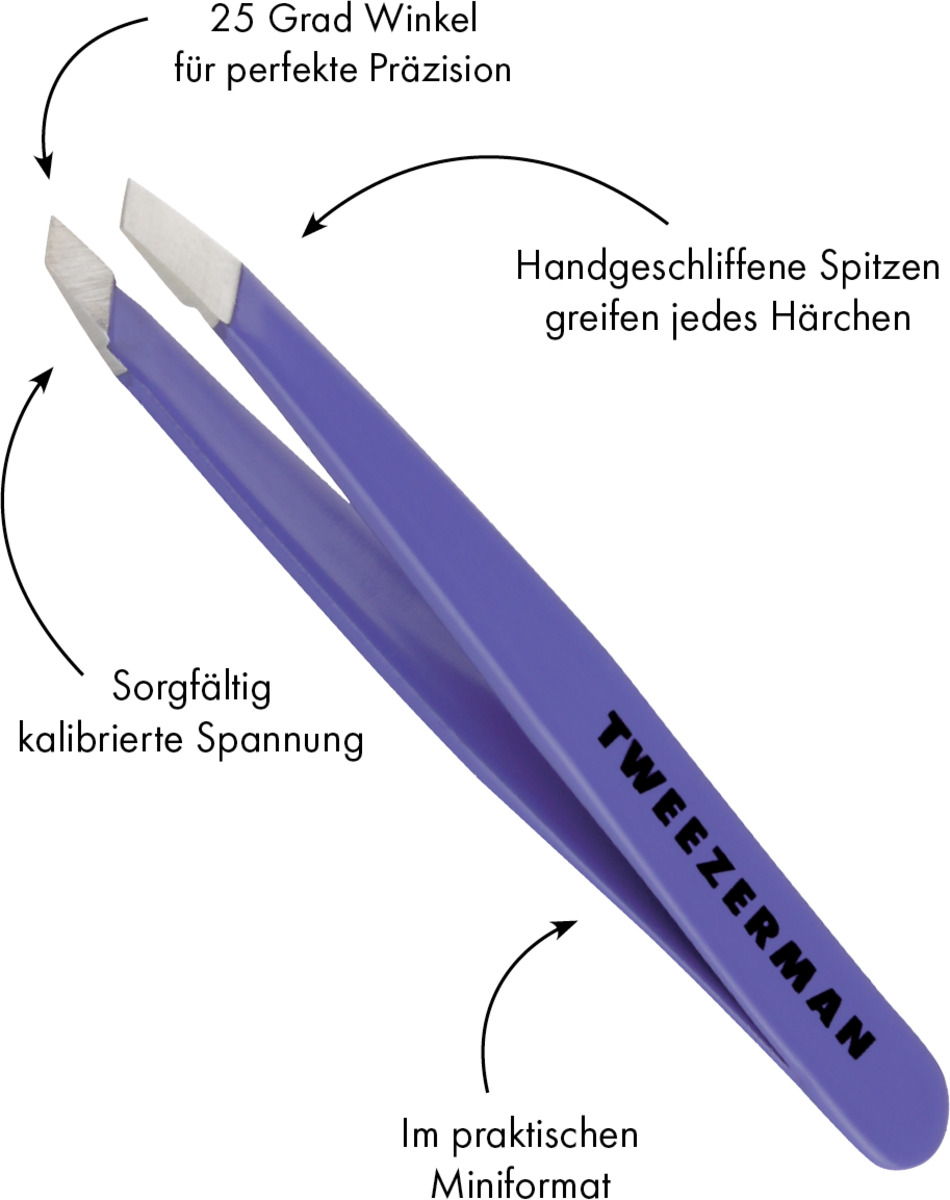 Bild 3 von Tweezerman Mini Slant Tweezer - Schräge Mini Pinzette, Blooming Lilac