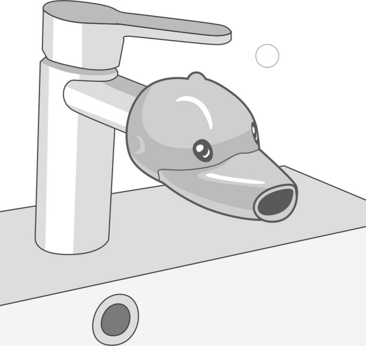 Bild 3 von IDEENWELT Wasserhahnverlängerung Ente