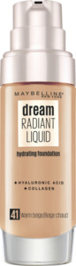 Maybelline New York Dream Radiant Liquid Make-Up Nr. 41 Warm Beige, 30 ml