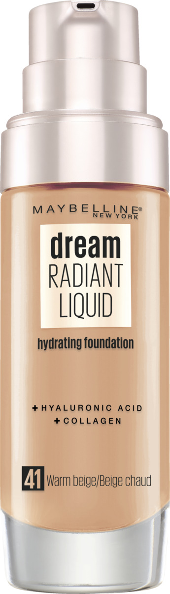 Bild 1 von Maybelline New York Dream Radiant Liquid Make-Up Nr. 41 Warm Beige, 30 ml