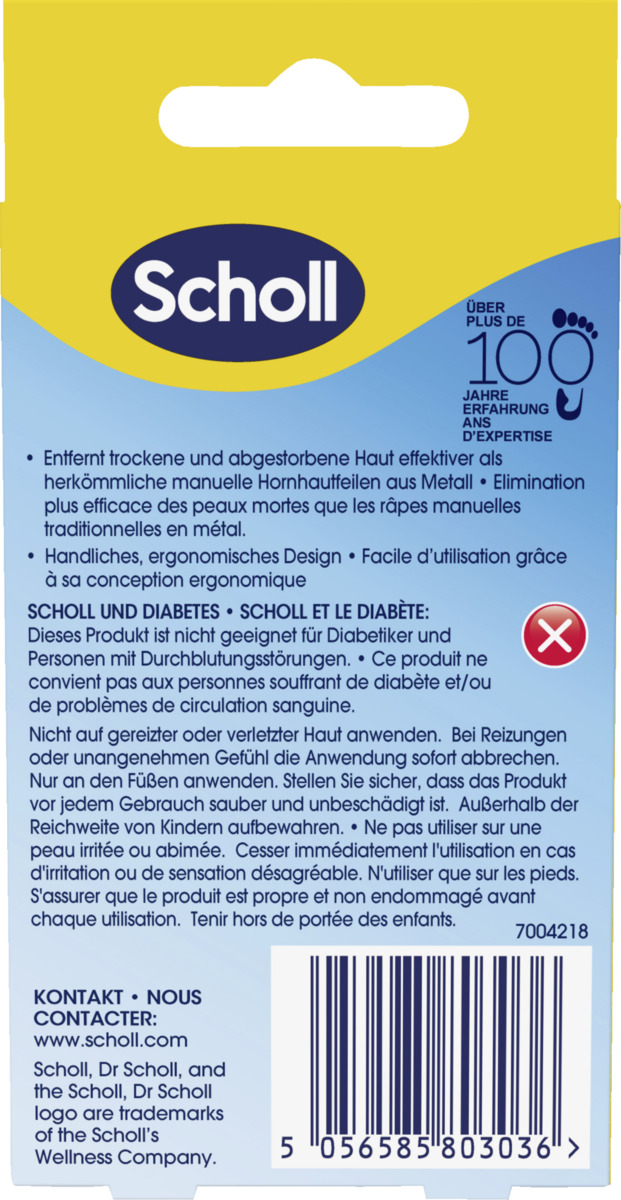 Bild 2 von Scholl Nano Hornhautfeile