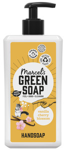 Marcel's Green Soap Handseife Vanille & Kirschblüte, 500 ml