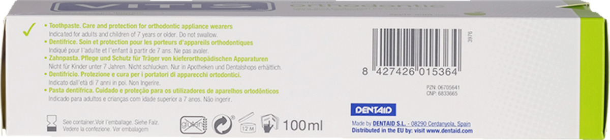 Bild 2 von VITIS orthodontic Zahnpasta, 100 ml