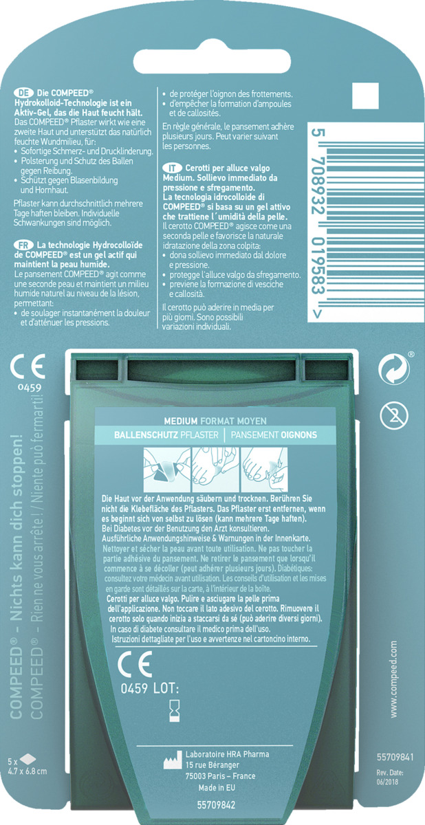Bild 2 von Compeed Ballenschutz-Pflaster