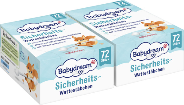 Bild 2 von Babydream Sicherheits-Wattestäbchen Monatspack
