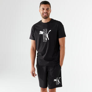 Puma T-Shirt Herren Baumwolle - schwarz