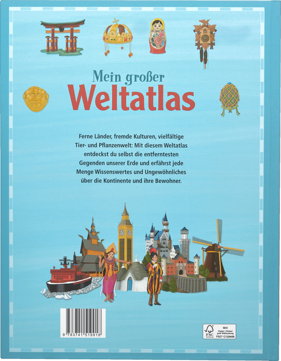 Bild 1 von Ullmann Medien Mein großer Weltatlas