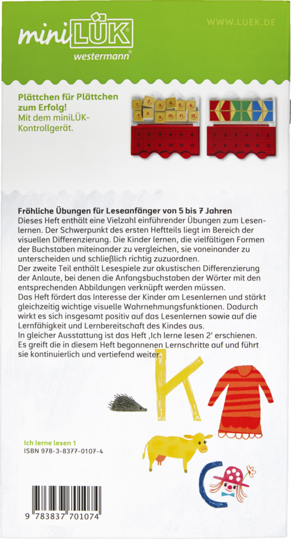 Bild 3 von mini LÜK Ich lerne lesen 1