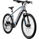 Bild 1 von Zündapp Z808 E Bike für Damen und Herren ab 170 cm Mountainbike 29 Zoll E MTB Hardtail Pedelec Fahrrad Elektrofahrrad 27 Gänge Elektrobike... 48 cm, silber/blau