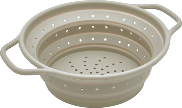 Bild 2 von IDEENWELT Faltbares Silikonsieb taupe