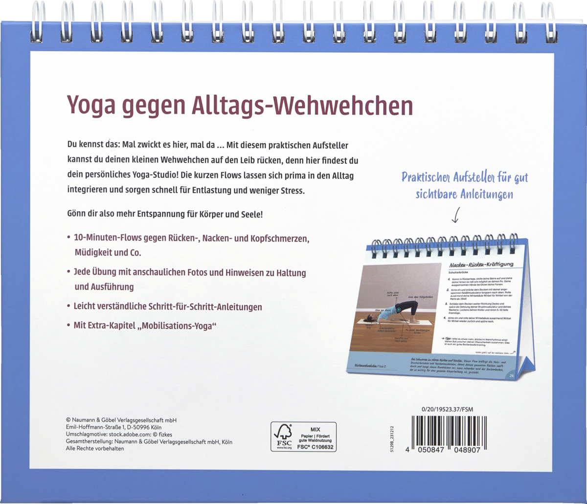Bild 1 von IDEENWELT Aufstellbuch Yoga gegen Alltags-wehwehchen