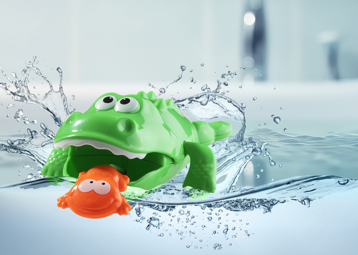 Bild 3 von IDEENWELT Wasserspielzeug Krokodil