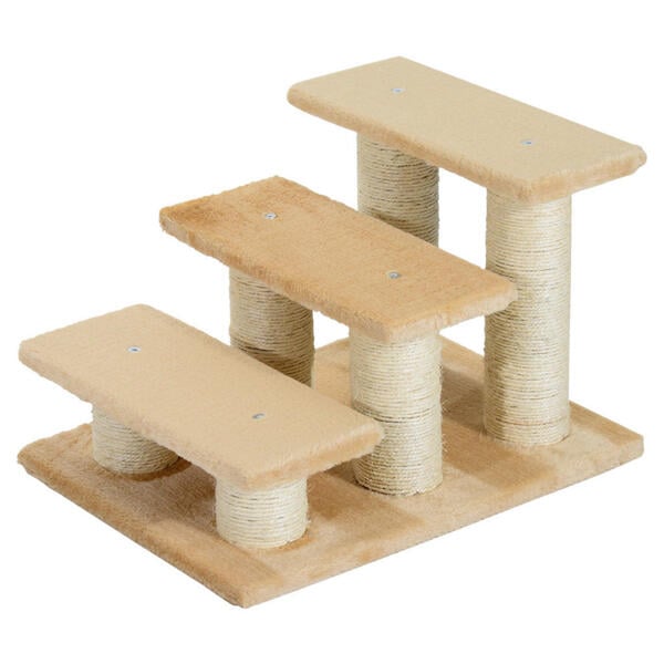 Bild 1 von Pawhut Katzentreppe Beige Spanplatte B/h/l: Ca. 35x34x45 Cm