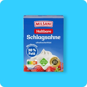 MILSANI H-Schlagsahne, Mind. 30 % Fett