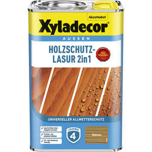 Xyladecor 2in1 Holzschutzlasur walnussfarben 4 l