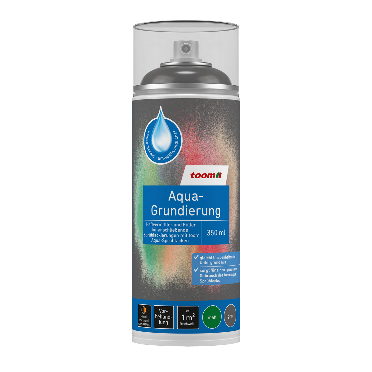 Bild 1 von toom Grundierung grau matt 350 ml