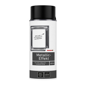 toom Metallic-Effekt-Sprühlack schwarz 400 ml