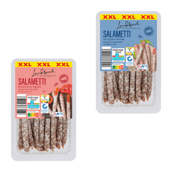 Bild 1 von LANDBECK Salametti XXL 200g