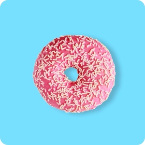 MEINE BACKWELT Pinkie Donut, Mehrmals täglich
