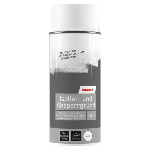 Bild 1 von toom Isolier- und Absperrgrundierung weiß seidenmatt 400 ml