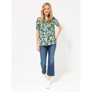 KIM & CO. Shirt, 1/2-Arm Brazil Knit Jersey Rundhalsausschnitt figurumspielend