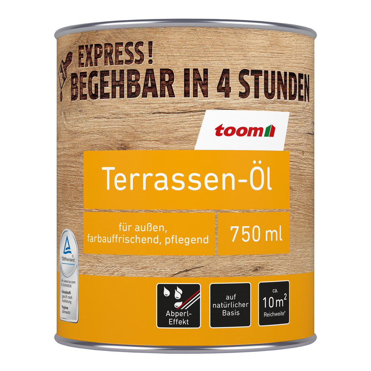 Bild 1 von toom Terrassen-Öl teakfarben 750 ml