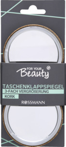 FOR YOUR Beauty FOR YOUR BEAUTY Taschenklappspiegel mit 3-fach Vergrößerung