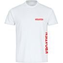 Bild 1 von multifanshop® Herren T-Shirt  - Kroatien - Brust & Seite - Druck rot