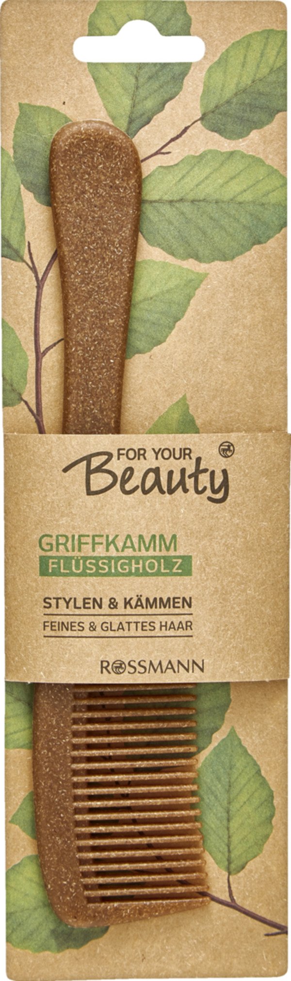 Bild 1 von FOR YOUR Beauty Griffkamm Flüssigholz