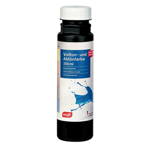 KODi Basic Vollton- und Abtönfarbe Schwarz 0,25 Liter