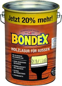 Bondex Holzlasur für Außen 4,8 L dunkelgrau