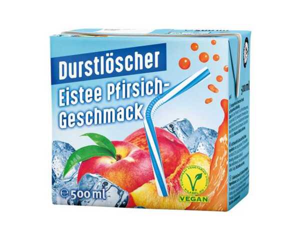 Bild 1 von Durstlöscher Eistee Pfirsich 500 ml