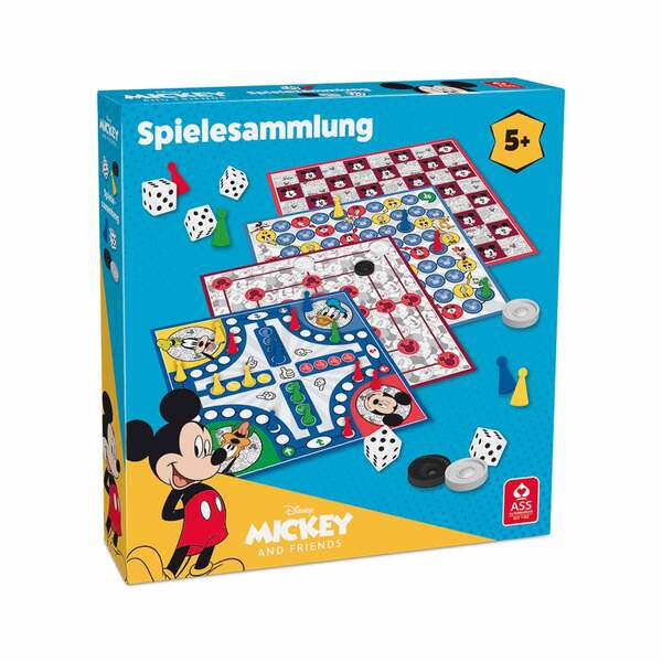 Bild 1 von ASS Altenburger Spielesammlung - Mickey & Friends, 4 Brettspiele