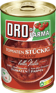 Oro di Parma Tomaten stückig scharf 400G