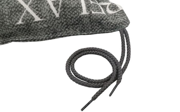 Bild 2 von Garten-Sitzkissen Dora, grau mit Stempelmotiven, für Gartenstuhl