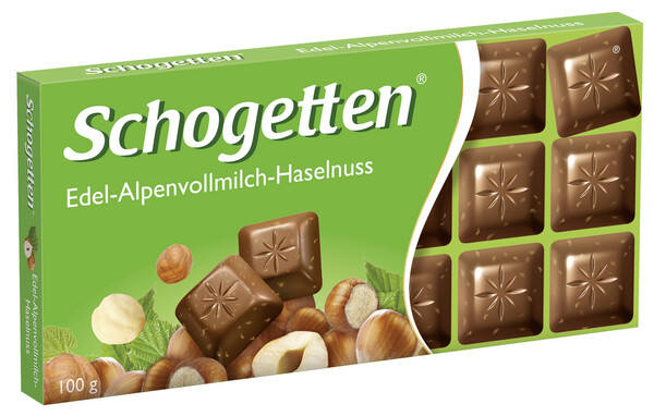 Bild 1 von Schogetten Edel-Alpenvollmilch-Haselnuss 100G