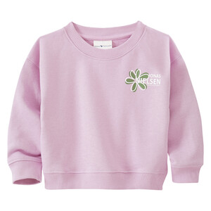 Kinder Sweatshirt mit Rückenprint DUNKELROSA