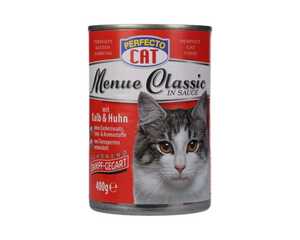 Perfecto Cat Katzenfutter in Sauce Kalb & Huhn 400 g