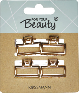 FOR YOUR Beauty Haarspange Metall Gold Silber