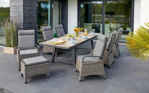 Bild 3 von outdoor (Gartenmöbel Mit Flair) - Gartenhocker Hades, braungrau meliert