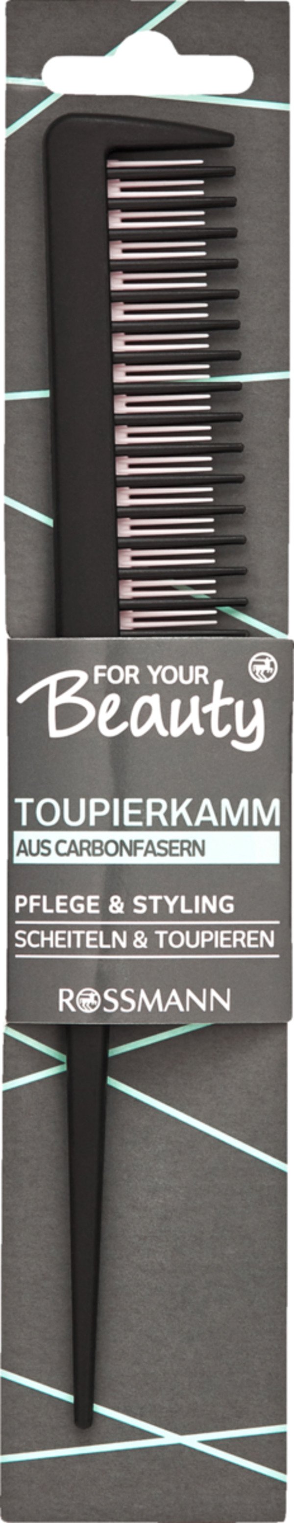 Bild 1 von FOR YOUR Beauty FOR YOUR BEAUTY PROFESSIONAL TOUPIERKAMM CARBON