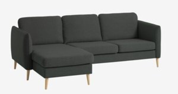 Bild 1 von Sofa AARHUS Chaiselongue links dunkelgrau