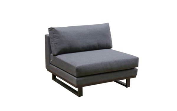 Bild 1 von Garten-Sofa Henri/Paris EG, Metallgestell schwarz, Bezug in anthrazit