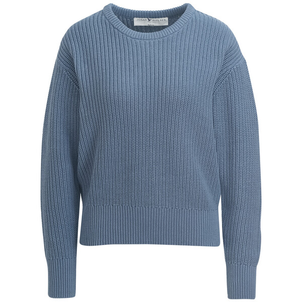 Bild 1 von Damen Strickpullover mit Rundhalsausschnitt BLAU