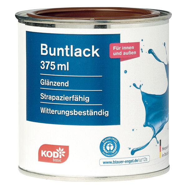 Bild 1 von KODi basic Buntlack 0,375L tiefschwarz