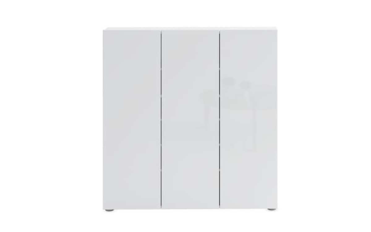 Bild 2 von Kitaly - Schuhschrank Spazio, weiß, 110 x 115 cm