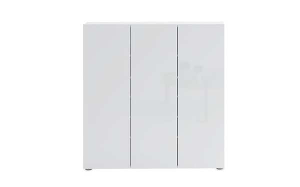 Bild 2 von Kitaly - Schuhschrank Spazio, weiß, 110 x 115 cm